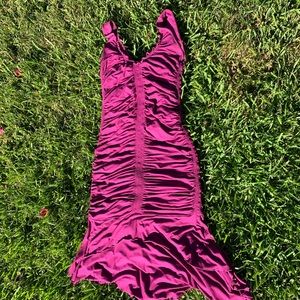 Fuchsia Mermaid dress